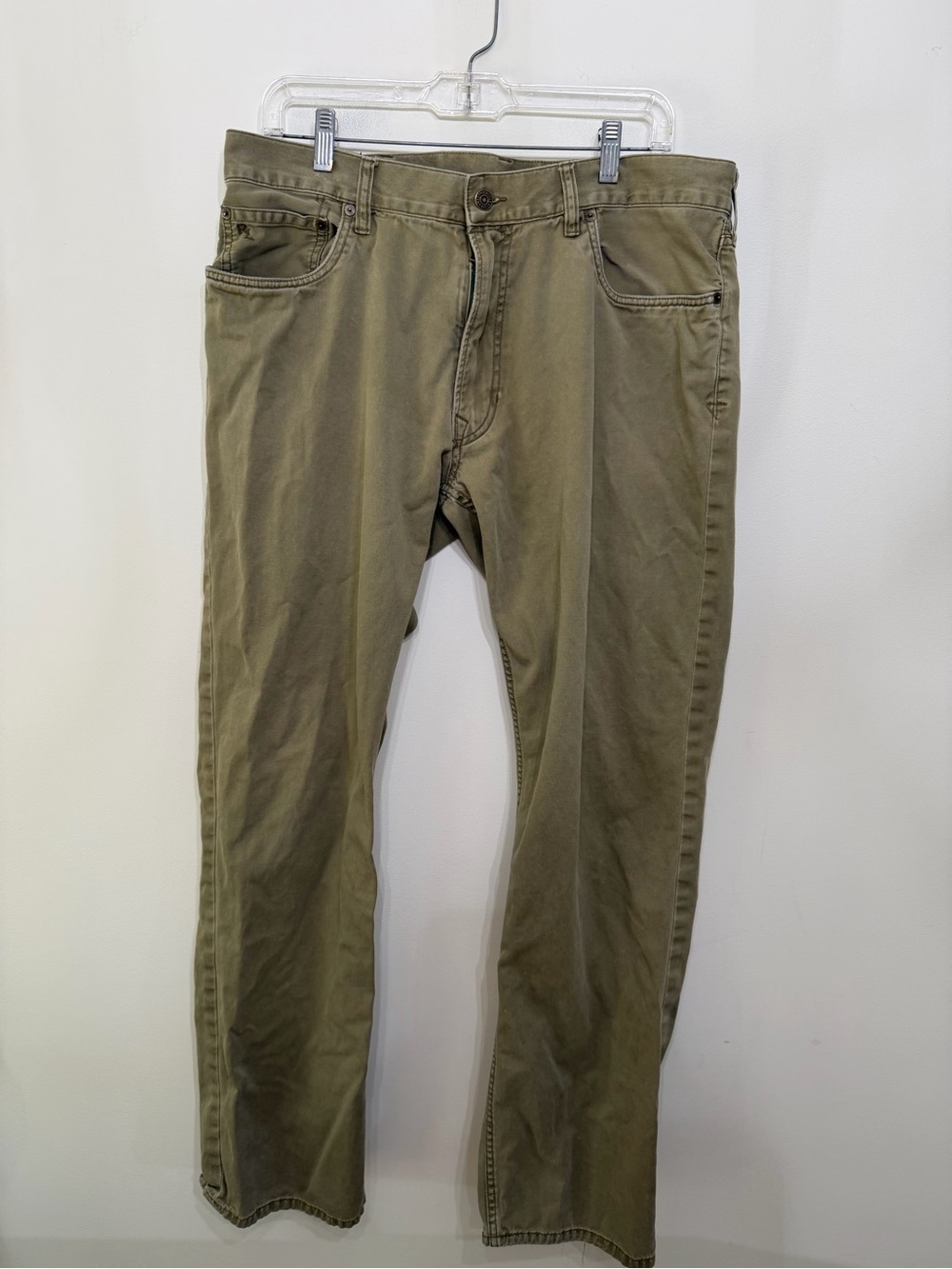 Polo Ralph Lauren Jeans Lightweight Soft Olive Brown Pants RL Men’s 36x34